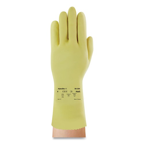 Hot Selling Ansell VersaTouch® Canners Gloves - ALPHATEC 88-394 YELLOW LTX 12" FISHSCALE 10