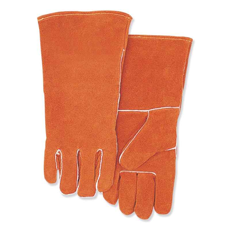 Hot Selling COMFOflex® Premium Leather Welding Gloves, Split Cowhide, Large, Russet 1 Pair