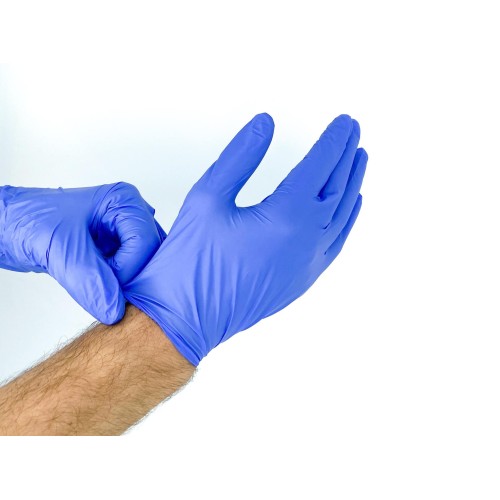 Hot Selling Blue Nitrile Gloves, Exam Grade Powder Free, Latex Free Gloves (3.5 Mil)