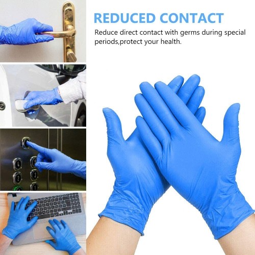 Hot Selling ADVANCE Blue Vinyl Gloves - Powder Free (4 Mil), 1,000 Gloves