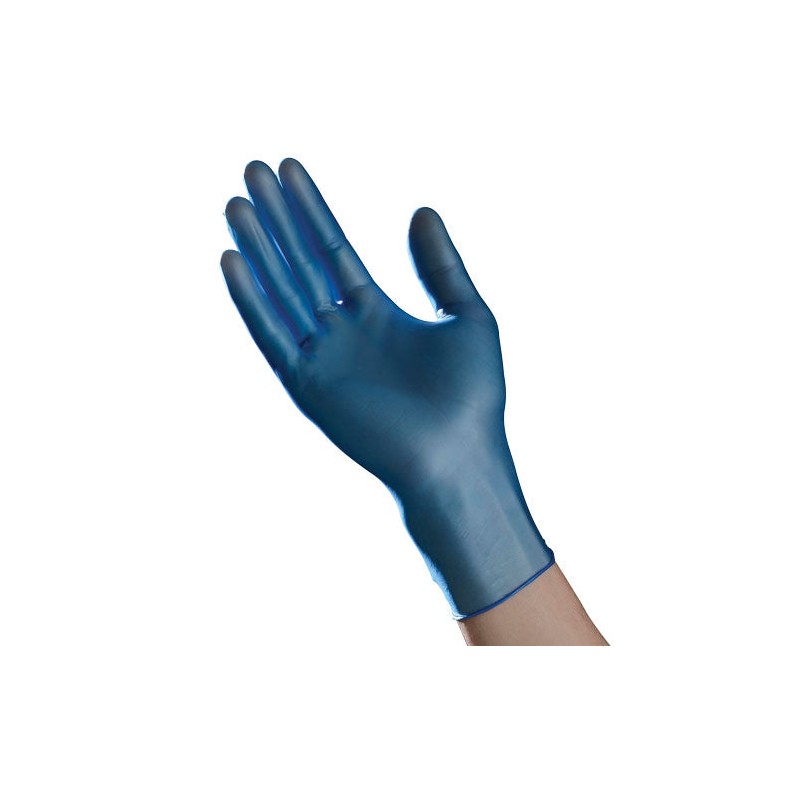 Hot Selling Blue Vinyl Powdered Gloves - 1000  gloves