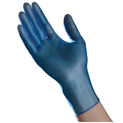 Hot Selling Blue Vinyl Powdered Gloves - 1000  gloves