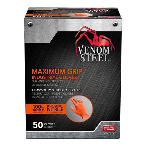 Hot Selling Maximum Grip Nitrile Gloves, 1 Box