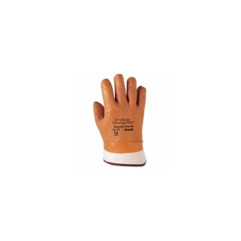 Hot Selling WINTER MONKEY GRIP 23-173 RAISED FINISH - 23-173 PVC-Coated Gloves, Rough Finish, Size 10, Brown, 1 Dozen