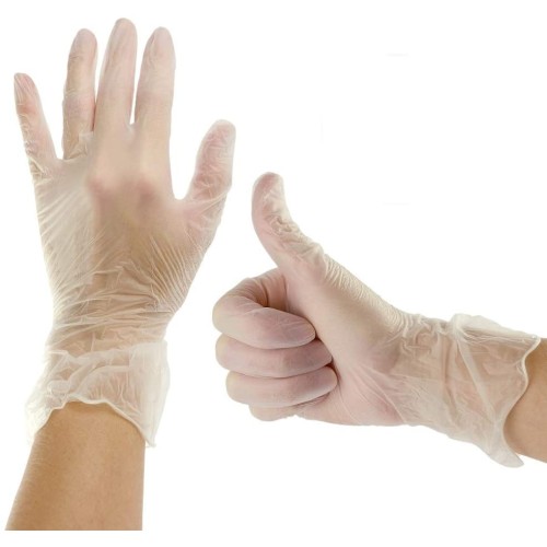 Hot Selling HandCare Vinyl Gloves - Exam Grade, Powder Free (Clear), 100 Cases (Bulk)