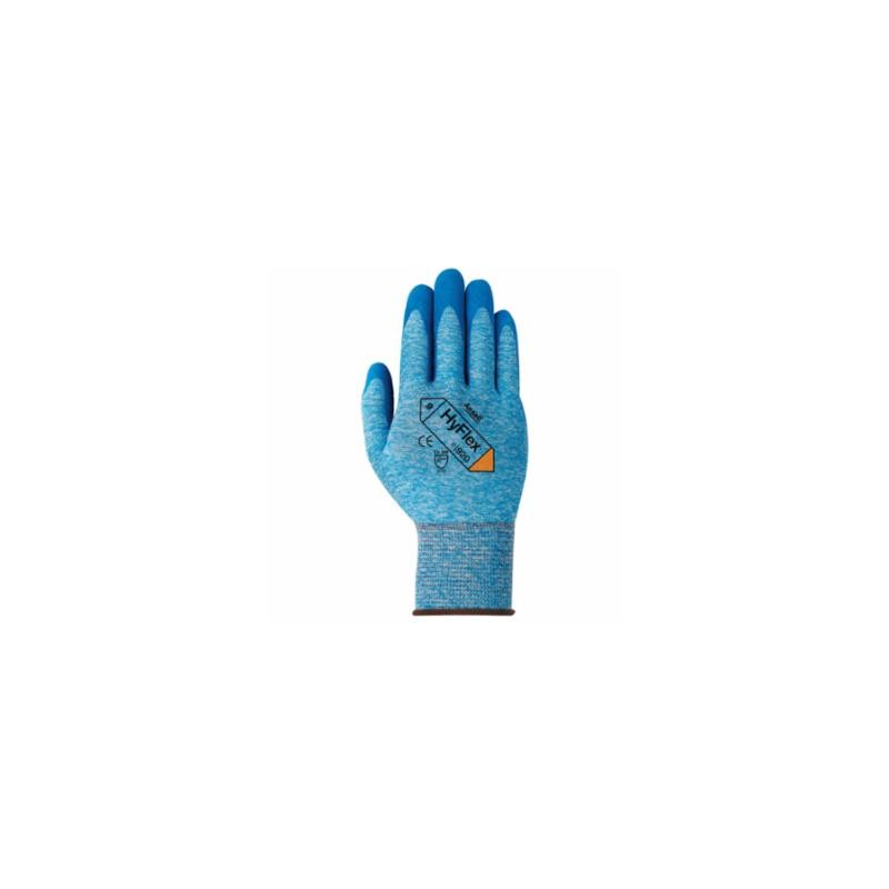 Hot Selling HYFLEX 11920 ANSELL GRIPNIT PLM CT - 11-920 Oil Repellent Gloves, Blue