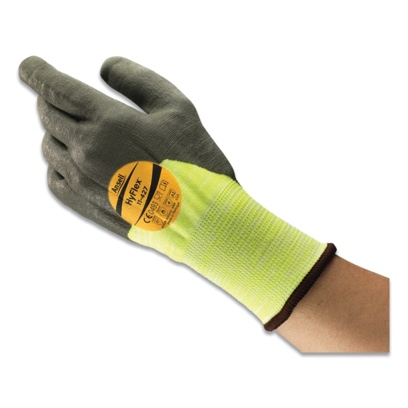 Hot Selling HyFlex® 11-427 Cut and Puncture Resistant Gloves - HYFLEX 13 CUT GLOVE CR LINER KW PU/NITRILE