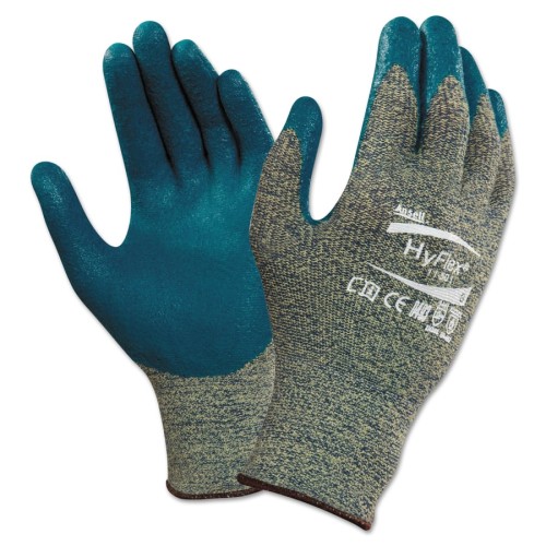 Hot Selling HyFlex® 11-501 Nitrile Palm Coated Gloves - HYFLEX 11501 KEVLAR/STNLS STL/SPND LTWTGL