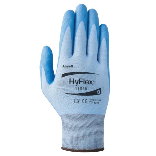 Hot Selling HyFlex® 11-518 Polyurethane Palm Coated Gloves - HYFLEX 11-518 CUT RESISTW/18 GA DYNEEMA