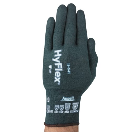 Hot Selling HyFlex® 11-541 Nitrile Foam Palm Coated Gloves - HYFLEX 11541 18G INTRCPTKEV/STL/NYL PLM DP