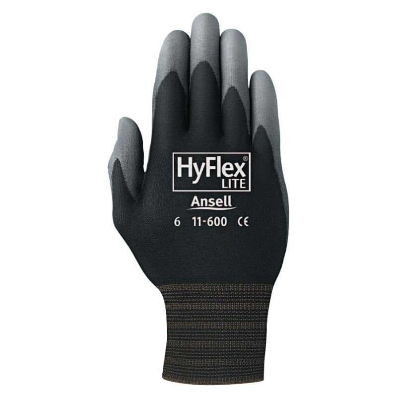 Hot Selling HyFlex® 11-600 Palm-Coated Gloves - HYFLEX 11-600 LIGHT WEIGHT ASSEMB PU/COAT