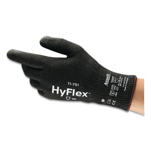 Hot Selling HyFlex® 11-751 Cut-Resistant Gloves Black