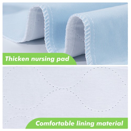 Hot Selling BLUE WASHABLE UNDERPADS 34”x36“ - Incontinence Bed Pads Large Washable Underpads Reusable Waterproof Pee Pad Puppy f