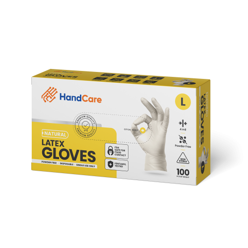 Hot Selling HandCare Latex Powder Free Gloves (Multipurpose), 1,000 Gloves