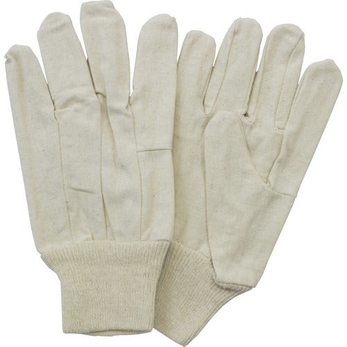 Hot Selling Cotton Canvas Gloves w/Knit Wrist