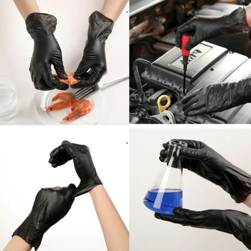 Hot Selling ShamRock Black Latex Multi-Purpose -1000 Gloves