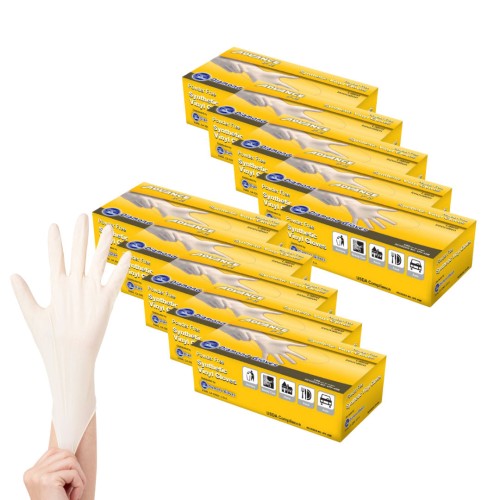 Hot Selling ADVANCE Stretch Vinyl Gloves - Powder Free, 1,000 Gloves