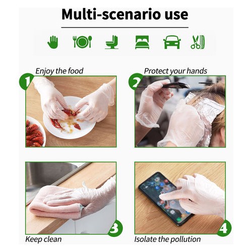 Hot Selling Latex Powder Free Gloves 6mil Multi-Purpose - 1000 Gloves