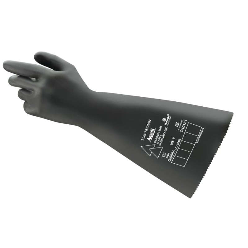 Hot Selling ActivArmr® RIG Electrical Insulating Gloves - MARIGOLD RIG ASTM CL1 BLACK - 14 INCHES